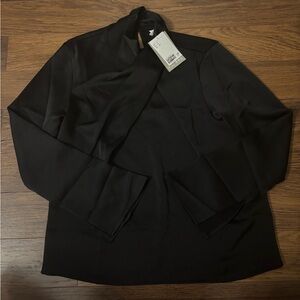 NWT H&M Black Cowl Blouse (Small)